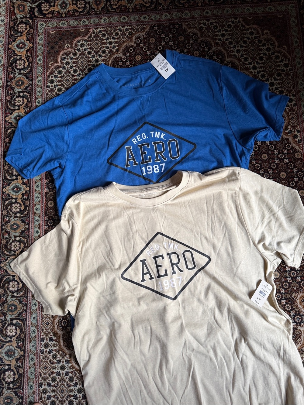 Bundle of 2 new with tags Aeropostale tee shirts Size L